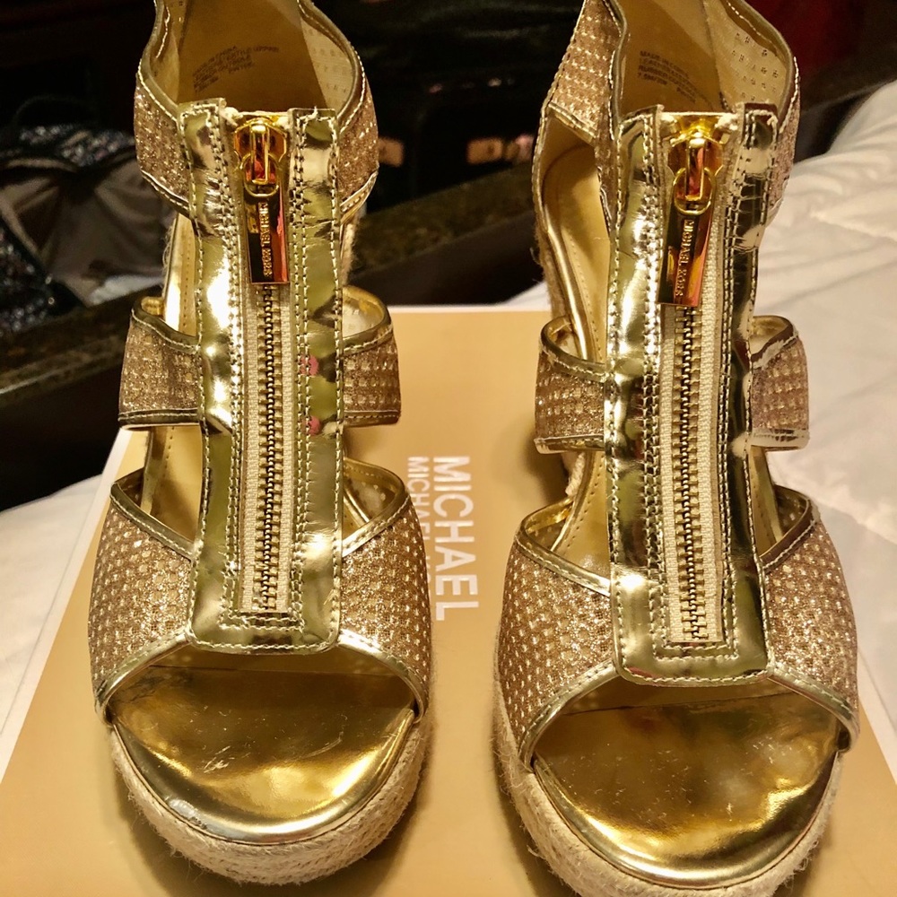 MK wedge sandals
